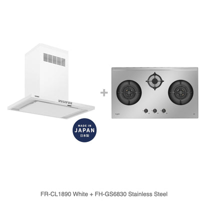 FR-CL1890 White + FH-GS6830 Stainless Steel