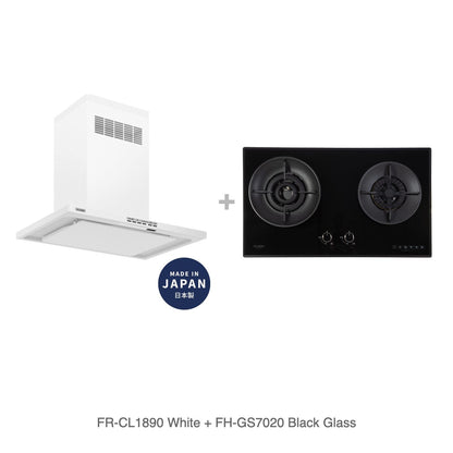 FR-CL1890 White + FH-GS7020 Black Glass