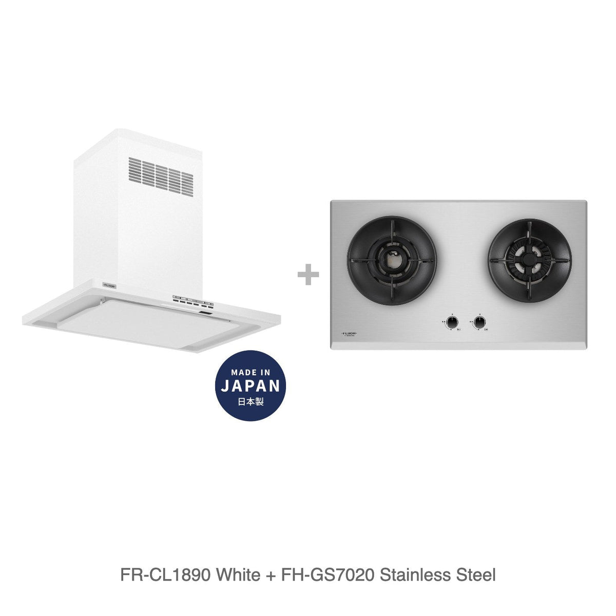 FR-CL1890 White + FH-GS7020 Stainless Steel