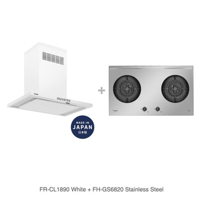 FR-CL1890 White + FH-GS6820 Stainless Steel