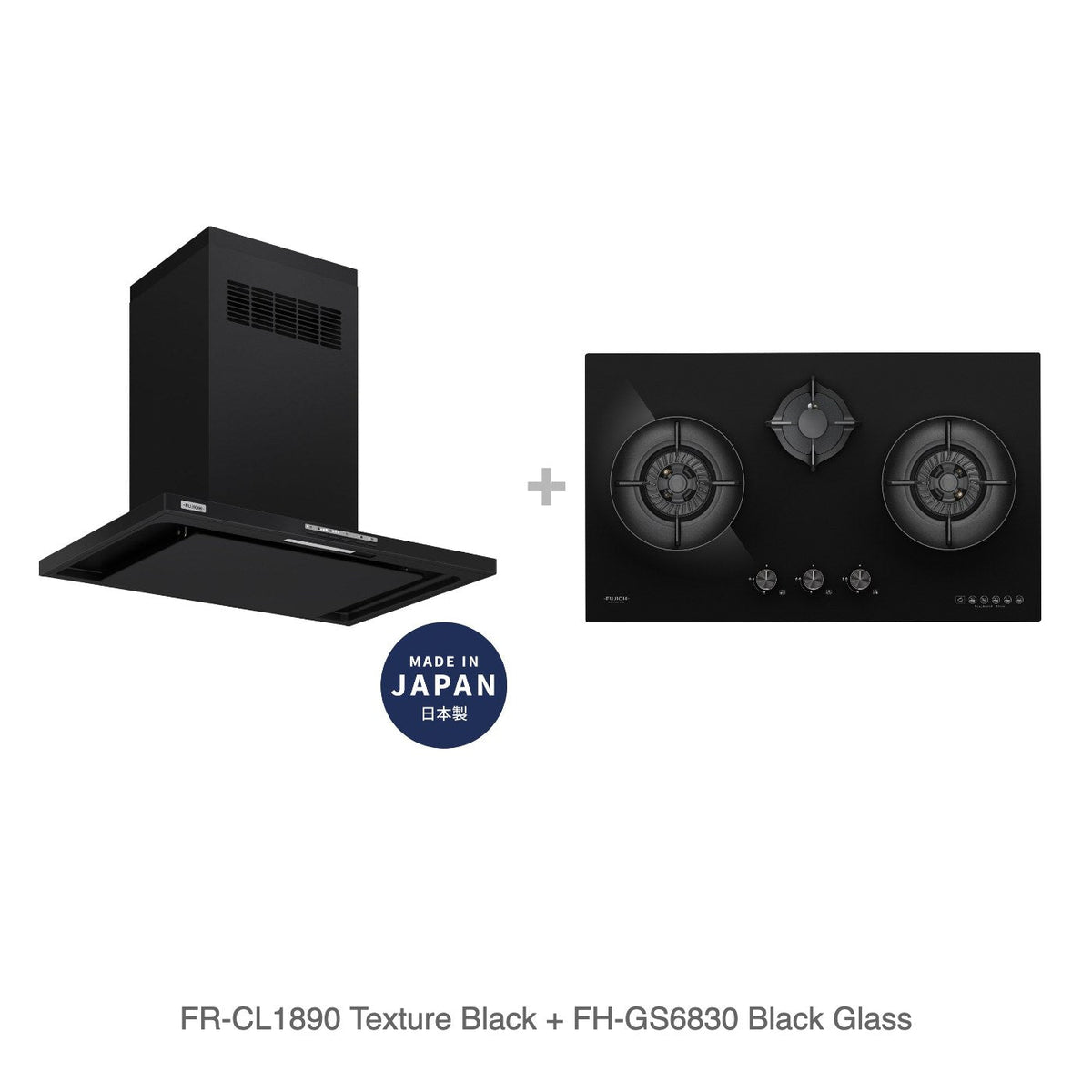 FR-CL1890 Texture Black + FH-GS6830 Black Glass