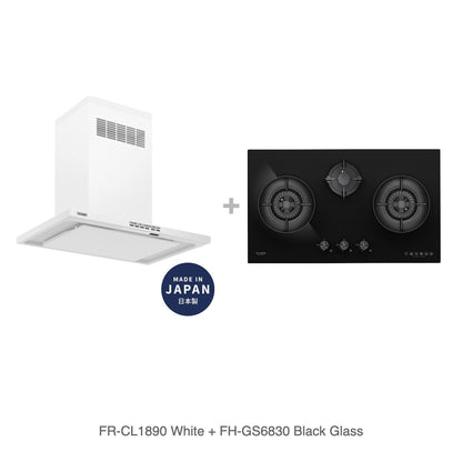 FR-CL1890 White + FH-GS6830 Black Glass