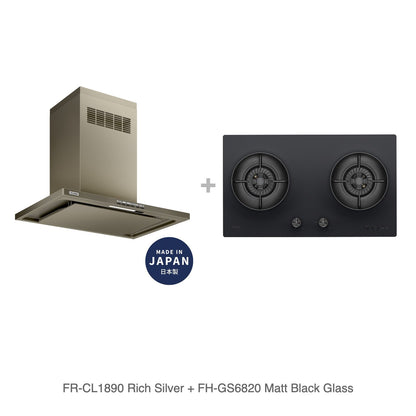 FR-CL1890 Rich Silver + FH-GS6820 Matt Black Glass