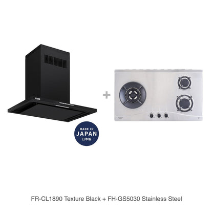 FR-CL1890 Texture Black + FH-GS5030 Stainless Steel