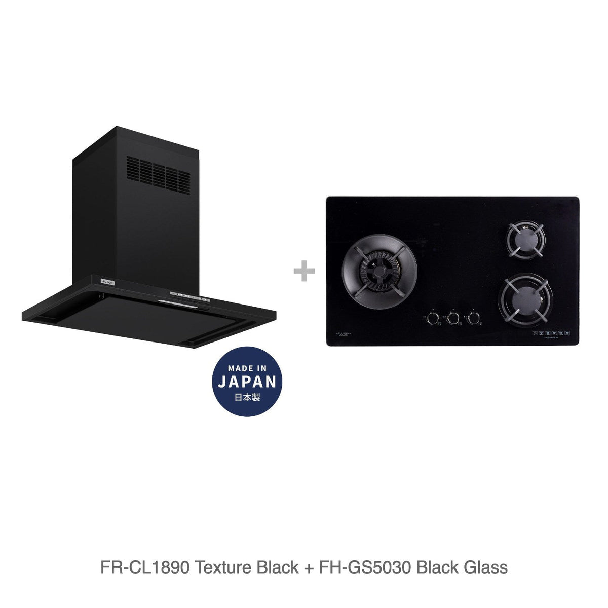 FR-CL1890 Texture Black + FH-GS5030 Black Glass