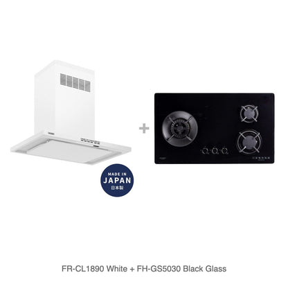 FR-CL1890 White + FH-GS5030 Black Glass