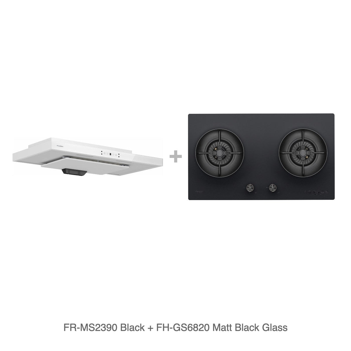 FR-MS2390 Black + FH-GS6820 Matt Black Glass