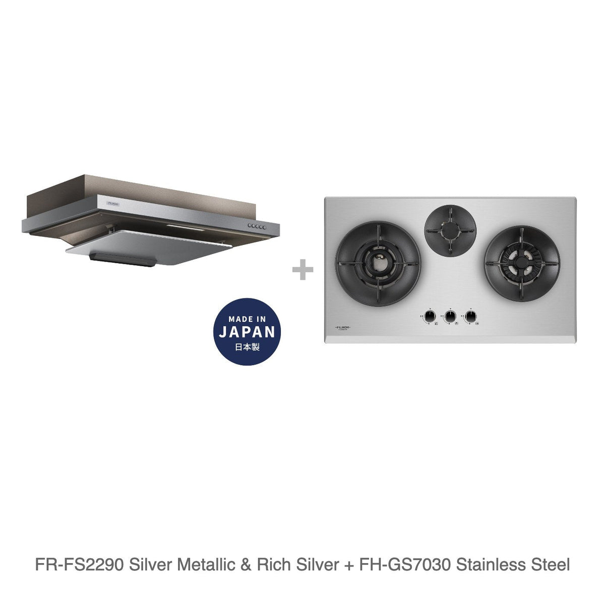 FR-FS2290 Silver Metallic & Rich Silver + FH-GS7030 Stainless Steel