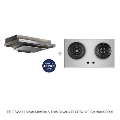 FR-FS2290 Silver Metallic & Rich Silver + FH-GS7020 Stainless Steel
