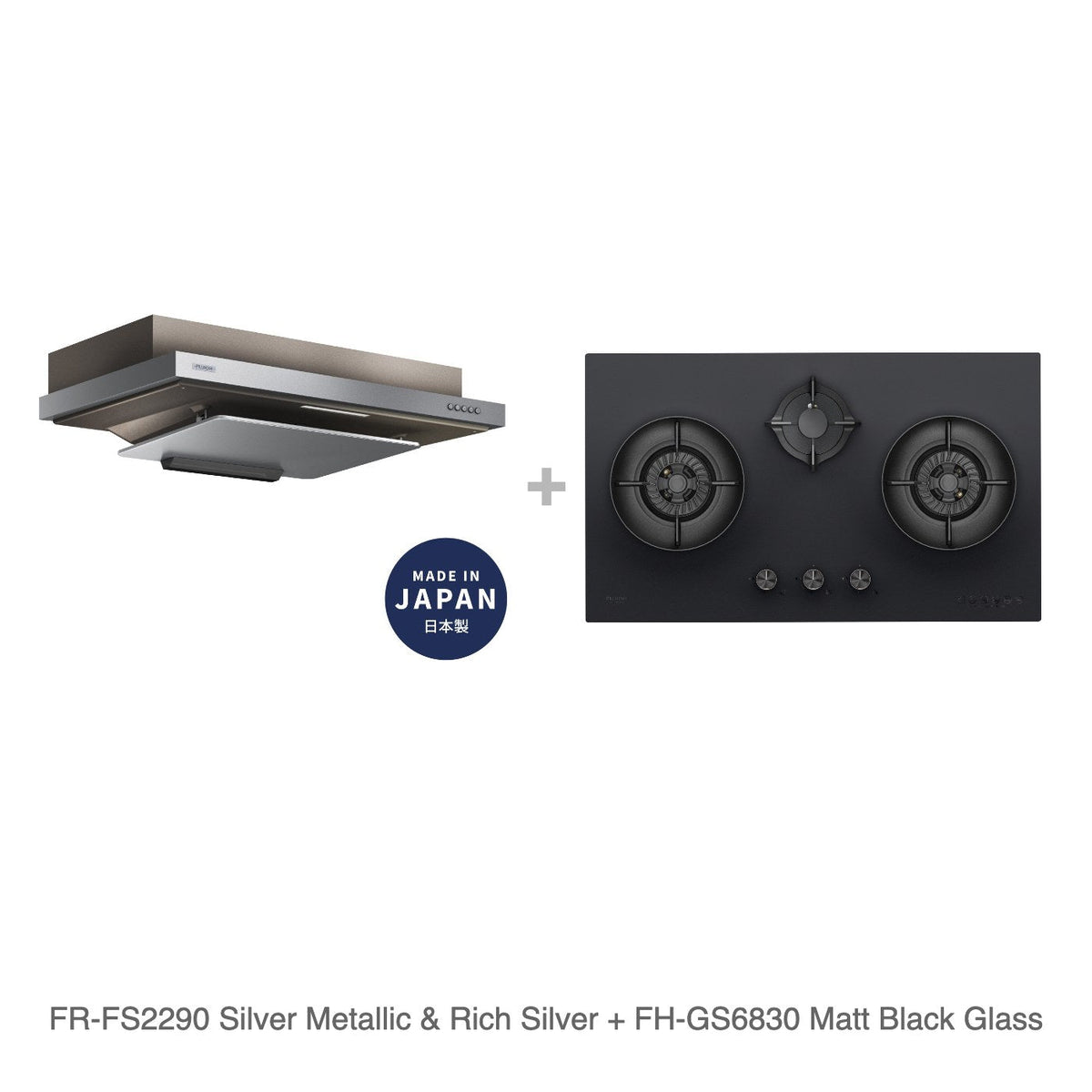 FR-FS2290 Silver Metallic & Rich Silver + FH-GS6830 Matt Black Glass