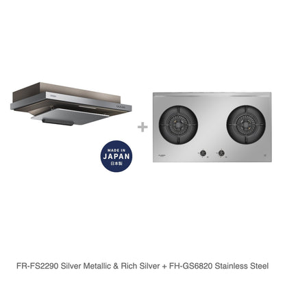 FR-FS2290 Silver Metallic & Rich Silver + FH-GS6820 Stainless Steel