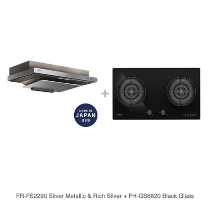 FR-FS2290 Silver Metallic & Rich Silver + FH-GS6820 Black Glass