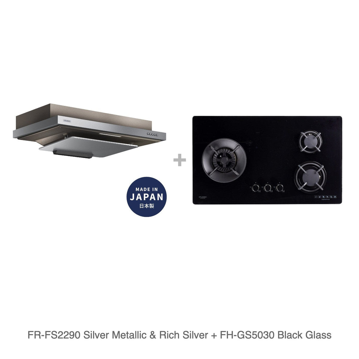 FR-FS2290 Silver Metallic & Rich Silver + FH-GS5030 Black Glass