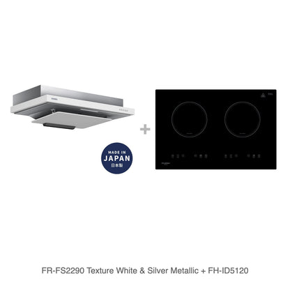 FR-FS2290 Texture White & Silver Metallic + FH-ID5120