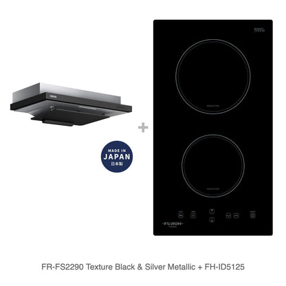 FR-FS2290 Texture Black & Silver Metallic + FH-ID5125