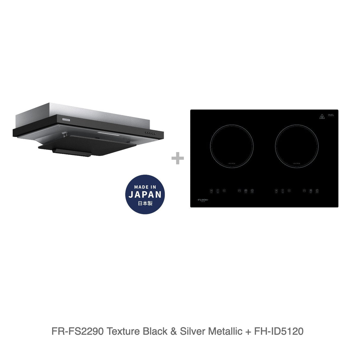 FR-FS2290 Texture Black & Silver Metallic + FH-ID5120