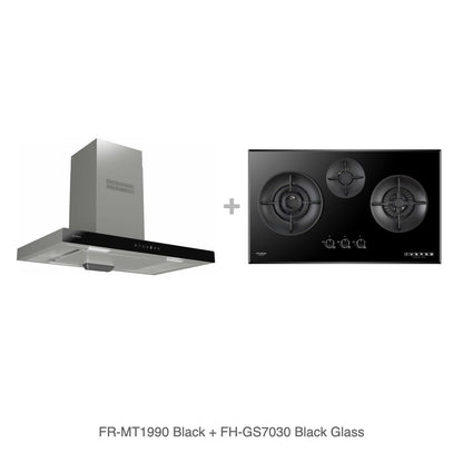FR-MT1990 Black + FH-GS7030 Black Glass