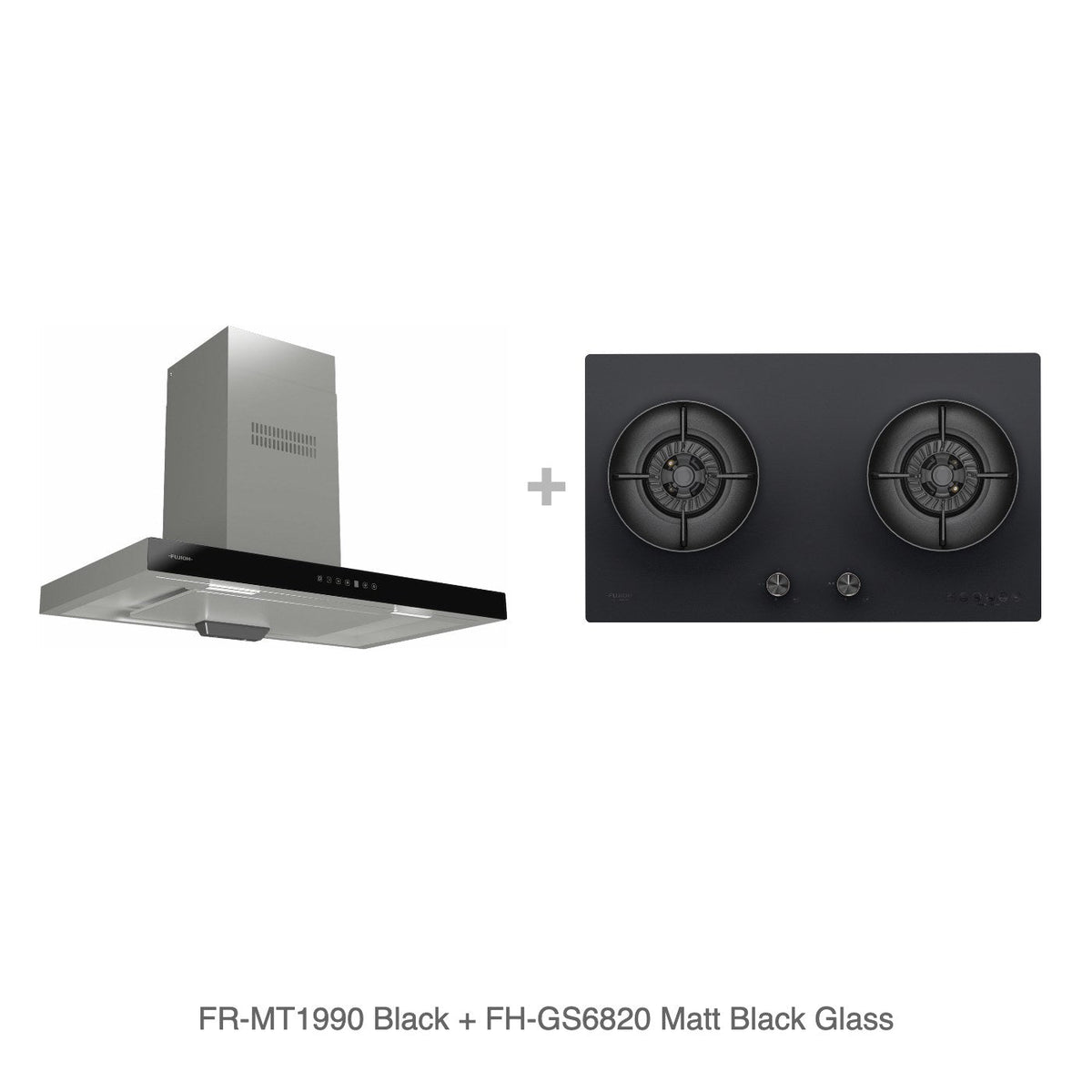 FR-MT1990 Black + FH-GS6820 Matt Black Glass