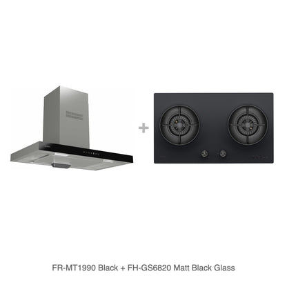 FR-MT1990 Black + FH-GS6820 Matt Black Glass