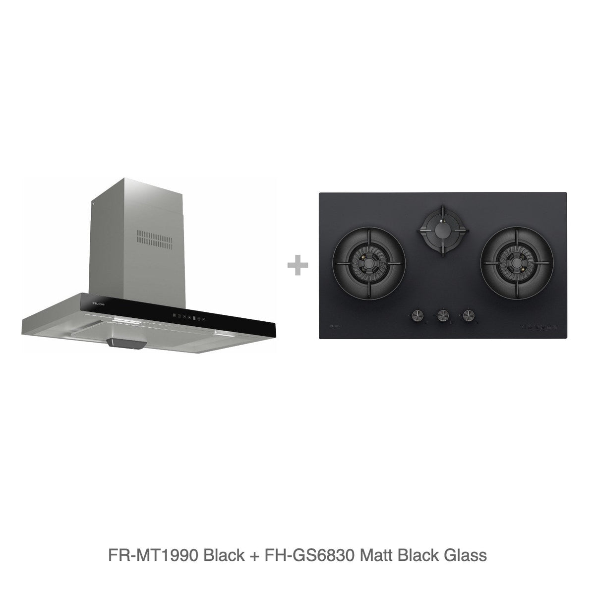 FR-MT1990 Black + FH-GS6830 Matt Black Glass