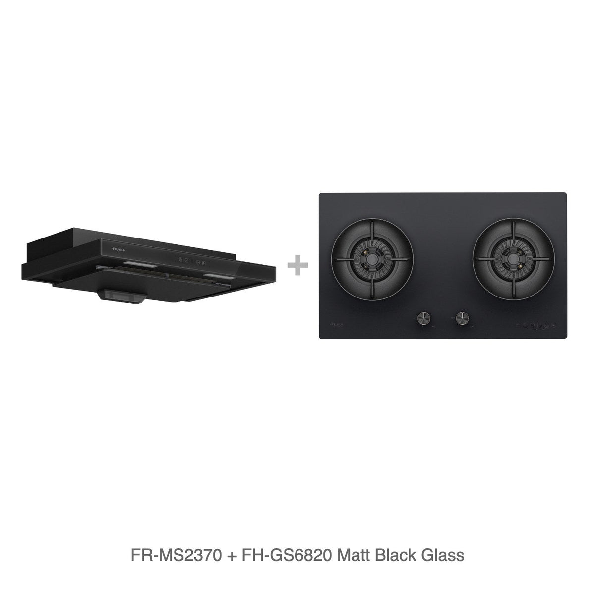 FR-MS2370 + FH-GS6820 Matt Black Glass