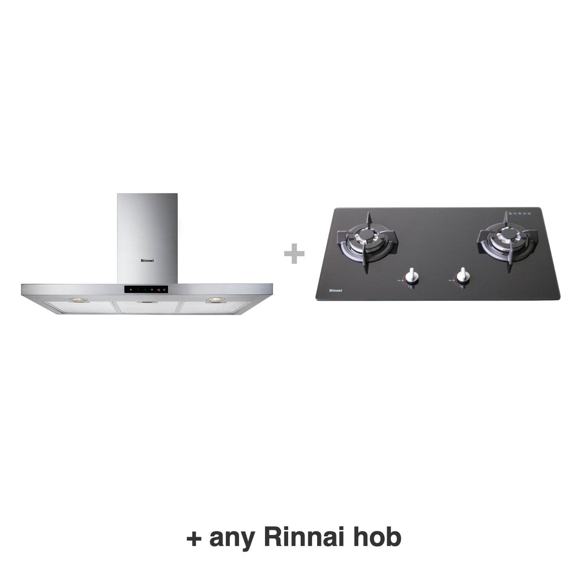 Rinnai RH-C249-SSR hood with any Rinnai hob