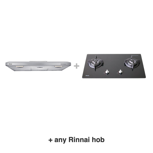 Rinnai RH-S95A-SSVR hood with any Rinnai hob