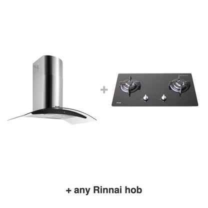 Rinnai RH-C209-GCR hood with any Rinnai hob