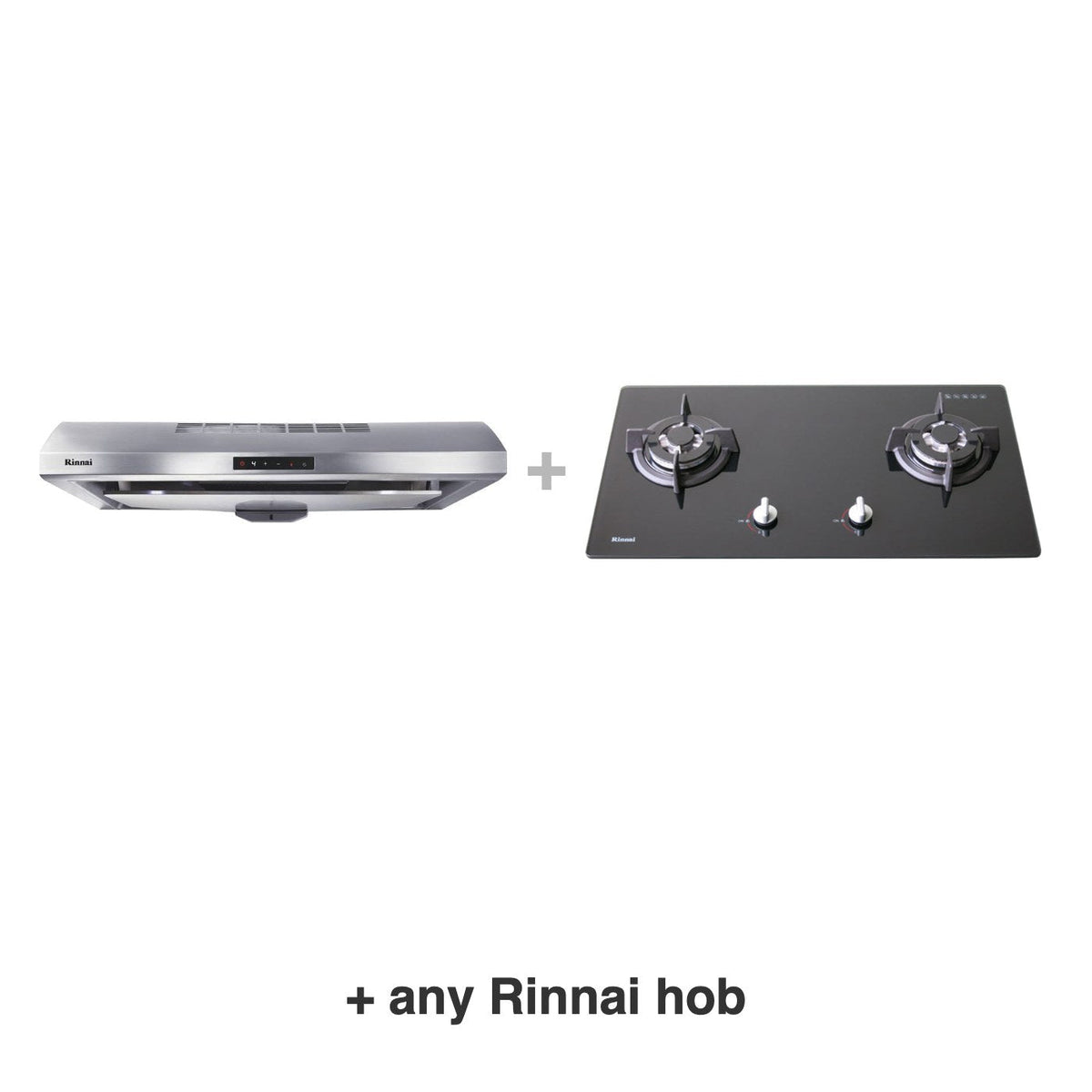 Rinnai RH-S259-SSR-T hood with any Rinnai hob