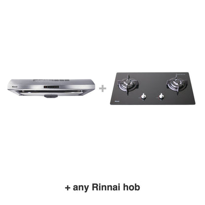 Rinnai RH-S259-SSR-T hood with any Rinnai hob