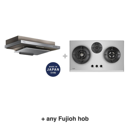 Fujioh FR-FS2290 dual-tone hood with any Fujioh hob