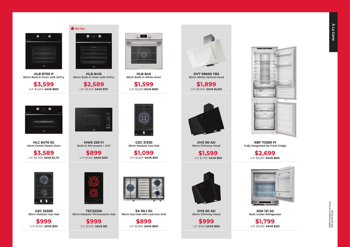 Teka Year End Promo 2026 - Hood & Hob Bundles from $1,399