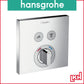 hansgrohe 15768000 select concealed bath mixer plate