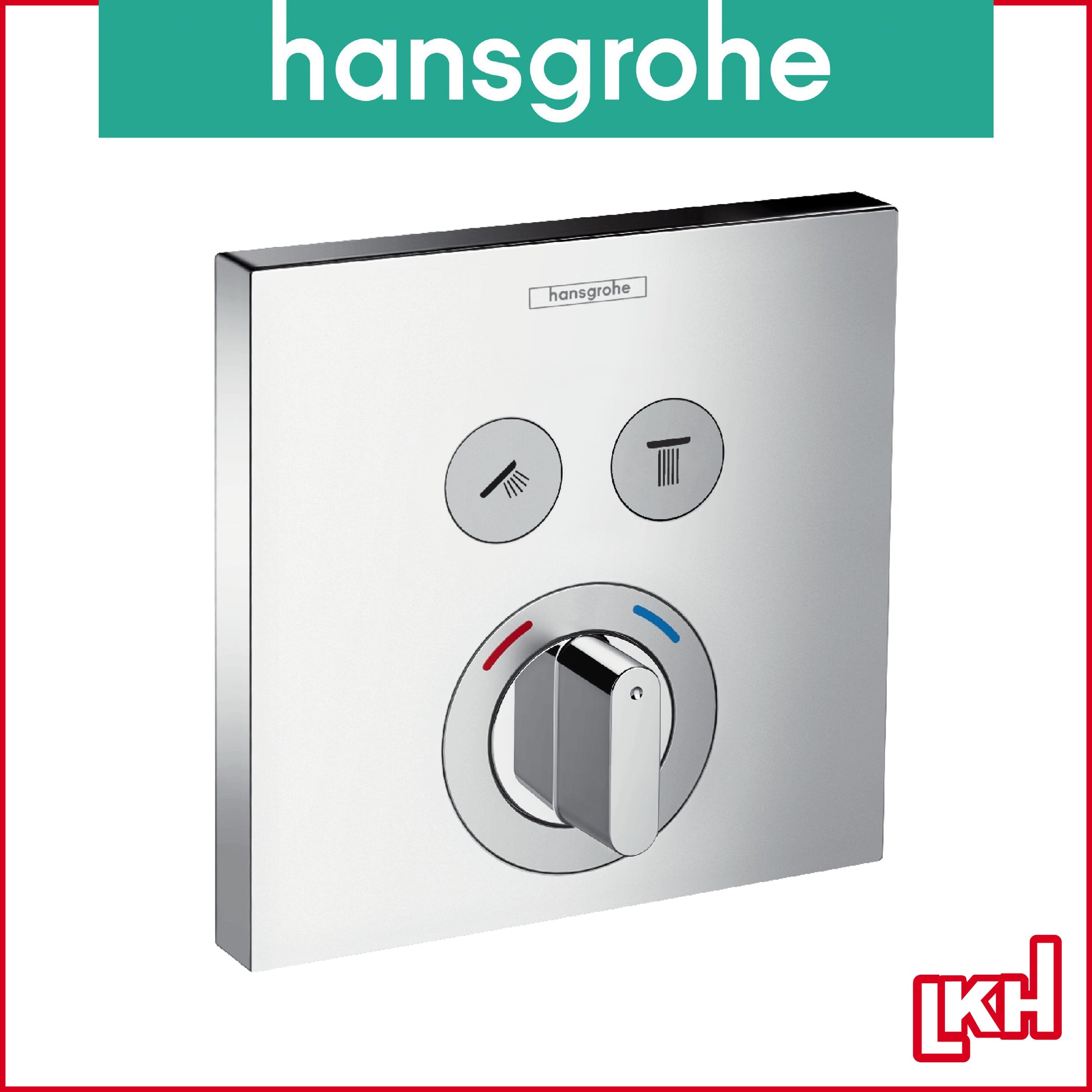 hansgrohe 15768000 select concealed bath mixer plate