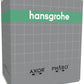 hansgrohe 15768000 concealed bath mixer plate box