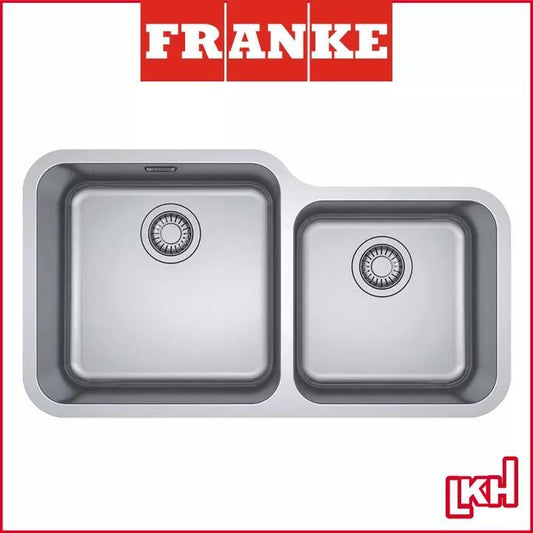 franke BCX 120-42/35 stainless steel double bowl kitchen sink