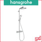 Hansgrohe Crometta S Showerpipe/Rainshower Set 240 1jet with Thermostat 26154009