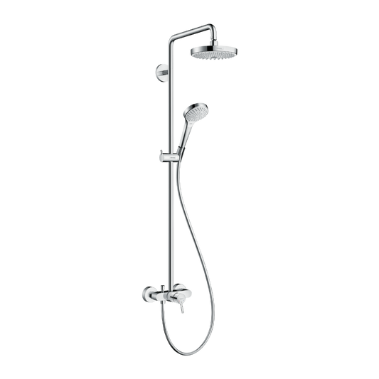 hansgrohe showerpipe rain shower set 27255400