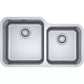 franke stainless steel double bowl kitchen sink