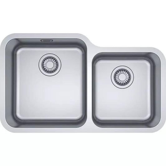 franke stainless steel double bowl kitchen sink