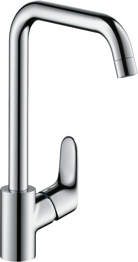 hansgrohe chrome kitchen sink mixer