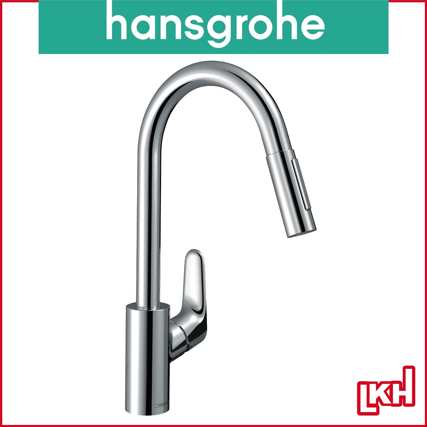 hansgrohe 31833000 kitchen sink mixer with pull out spray