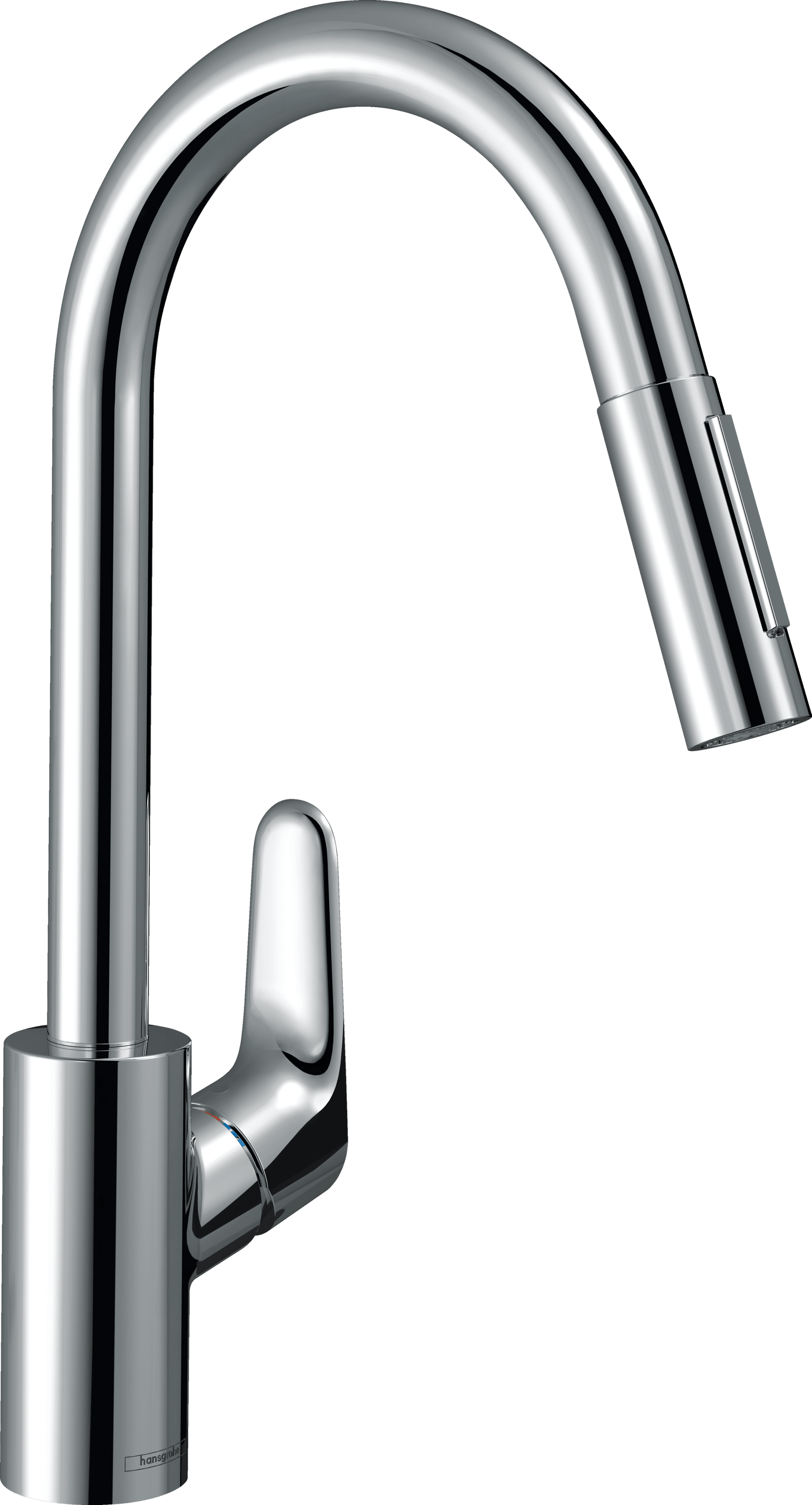 hansgrohe kitchen sink mixer with pull out spray