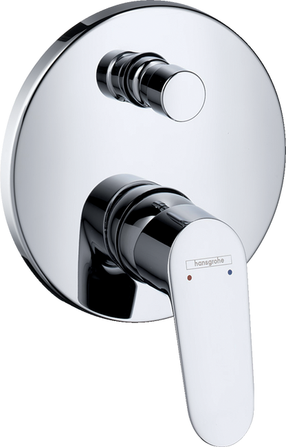 hansgrohe concealed bath mixer plate