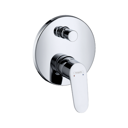 hansgrohe concealed bath mixer plate