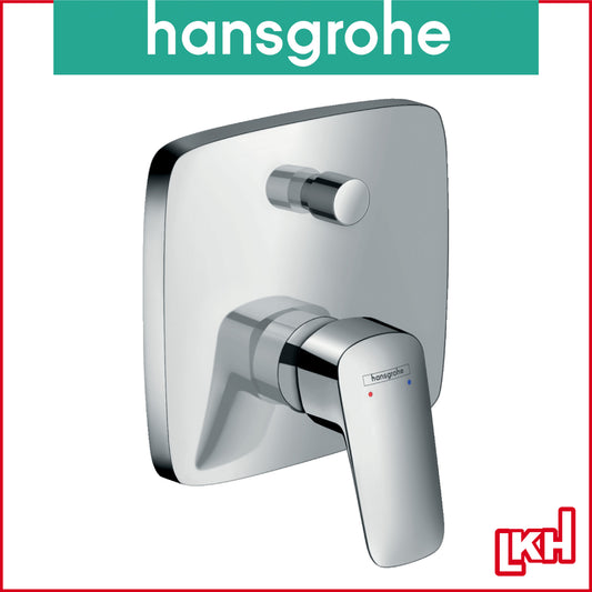 hansgrohe 71405000 concealed bath mixer plate