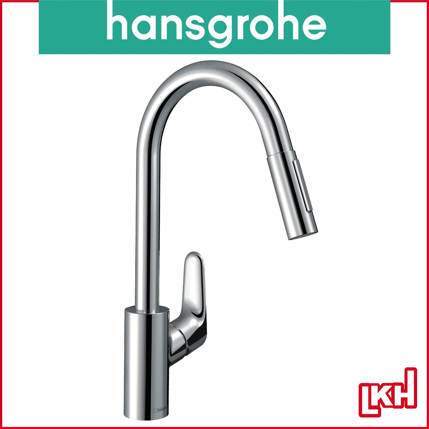 hansgrohe 73895000 pull out spray kitchen sink mixer