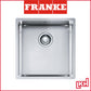 franke BXX 210-40 stainless steel single bowl kitchen sink