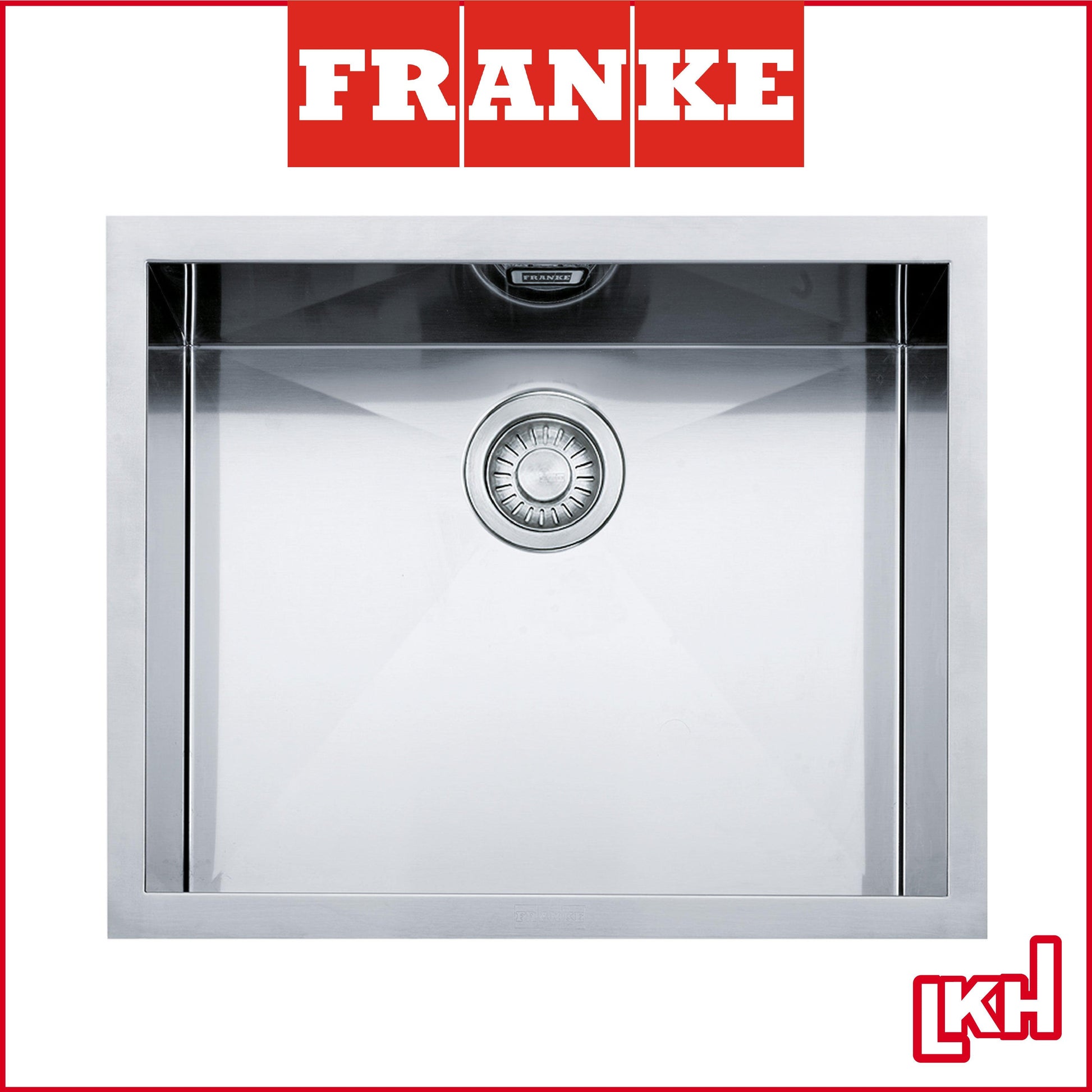 franke PZX 110-54 stainless steel single bowl kitchen sink