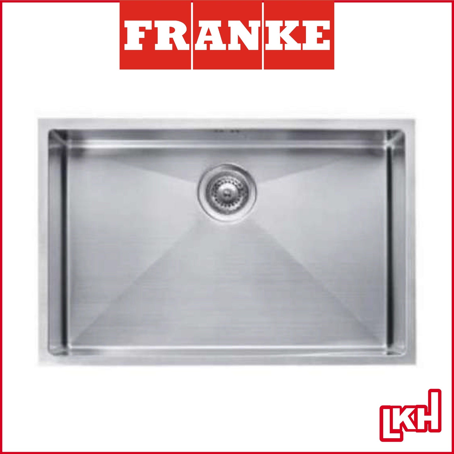 franke PZX 110-65 stainless steel single bowl kitchen sink